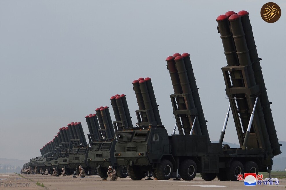 (تصاویر) آتش بازی کیم جونگ اون