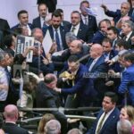 ببینید/ درگیری در پارلمان ترکیه