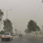 ببینید/ طوفان وحشتناک در اتوبان تهران ـ کرج