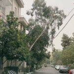 ببینید/تصاویری از طوفان امروز تهران