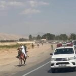 ببینید/ استقبال سوارکاران از پزشکیان در خرم آباد لرستان