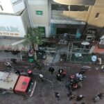 ببینید / تصاویر دوربین مدار بسته از لحظه انفجار در ازمیر ترکیه