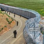 (تصاویر) دیوار امنیتی در مرز ترکیه و ایران
