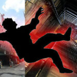 ببینید | واکنش شوکه‌کننده یک پدر به سقوط فرزندش از روی نردبان!