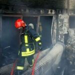 ببینید | فوری؛ اولین تصاویر از  آتش‌سوزی هولناک هتل پوریا انزلی؛ طبقه سوم طعمه حریق شد