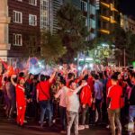 ببینید | جشن هواداران پرسپولیس پس از قهرمانی در خیابان‌های تهران