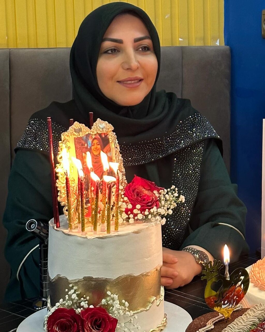 عکس | تصویری از المیرا شریفیمقدم در جشن تولدش