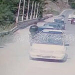 ببینید | لحظه فرار دیوانه‌وار راننده پژو از ایست بازرسی پلیس در چلاو