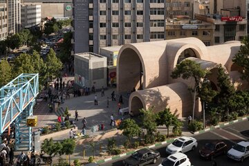گزارش تصویری| پلازای ایستگاه مترو جهاد تهران، برنده جایزه جهانی معماری شد