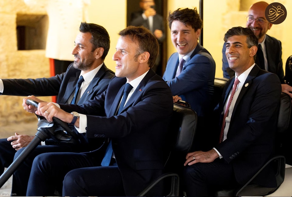 (تصاویر) حاشیه‌هایی از نشست رهبران گروه ۷