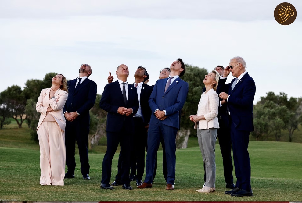 (تصاویر) حاشیه‌هایی از نشست رهبران گروه ۷