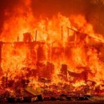 (تصاویر) آتش‌سوزی ویرانگر در جنگل‌های کالیفرنیا
