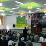 مراسم چهلم شهدای خدمت در شهرستان مرزی خواف