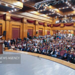 اجتماع هواداران پزشکیان با حضور «ظریف» در شیراز برپا شد