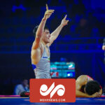 مدال برنز مسابقات کشتی جوانان در دستان علی کرم‌پور