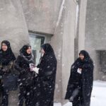 تصاویر | بارش سنگین برف در اردبیل