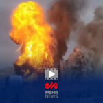 نخستین تصاویر از حمله جنگنده‌های اسرائیلی به کارخانه سیمان صنعا