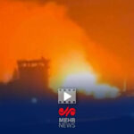 لحظه‌ حمله موشکی ارتش هند به پایگاه نورخان پاکستان