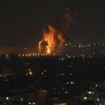 ببینید | ارتش پاکستان با موشک‌های بالستیک به فرودگاه آمریت‌سر در خاک هند حمله کرد