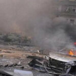 ببینید | حمله هوایی اسرائیل به یک خودرو در جنوب لبنان