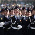 ببینید | رژه زنان ارتش روسیه در میدان سرخ به مناسبت روز پیروزی