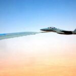 ببینید | لحظه اسکورت هواپیمای ترامپ توسط جنگنده‌های اماراتی پیش از ورود به امارات