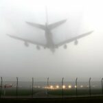 ببینید | لغو پروازها در اردبیل به دلیل مه‌گرفتگی شدید