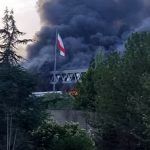 ببینید | آثار حمله اسرائیل به ساختمان شیشه‌ای صداوسیما