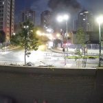 ببینید/ لحظه‌ای که یک موشک ایرانی به شهرکی در اسرائیل برخورد کرد