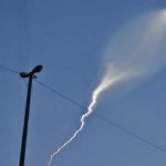 ببینید / فیلمی از حرکت موشک‌ جدید ایران به سمت اسرائیل