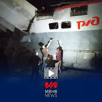 سقوط پل روی قطار مسافربری در روسیه