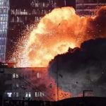 ببینید | تصاویری از حمله موشک‌های ایرانی به سمت اسرائیل