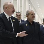 ببینید / گفت و گوی علی اف و پزشکیان در خانکندی در باره تخریب مسجد در جنگ با ارمنستان