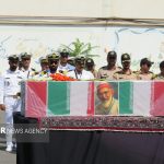 تشییع پیکر پیر جبهه‌های جنگ «حاج حسن جوشن» در رشت