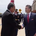 ببینید | مراسم استقبال از کاتز وزیر دفاع اسرائیل در پنتاگون