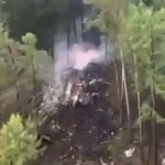 ویدیو / نخستین تصاویر از محل سقوط هواپیمای مسافربری روسیه