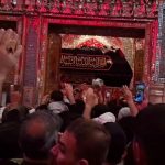 فریاد «مرگ بر اسرائیل» در حرم امیرالمومنین (ع)