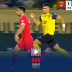 گل اول پرسپولیس به سپاهان توسط علی علیپور