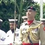 ببینید | صداهای عجیب سرباز پاکستانی در مراسم استقبال از پزشکیان