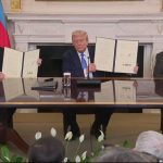 ببینید |  لحظه امضای توافق صلح ارمنستان و جمهوری آذربایجان در کاخ سفید