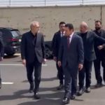 ببینید | حضور علی لاریجانی دبیر شورای عالی امنیت ملی در یادمان شهیدان حاج قاسم سلیمانی و ابو مهدی المهندس