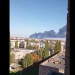 ببینید / اولین تصاویر از محل حمله به شرکت پتروشیمی روسیه