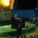 ببینید / ترک سالن توسط هیئت‌های نمایندگی پیش از سخنرانی نتانیاهو در سازمان ملل