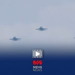 پرواز نمایشی هواپیماهای سوخت رسان و جنگنده‌های ارتش چین