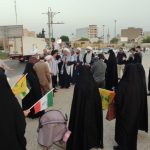 کاروان «یاران صمود به سوی آزادی و مقاومت» در شهر بوشهر