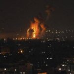 ببینید | تصاویری از بمباران شدید و جنون‌آمیز شمال غرب غزه توسط جنگنده‌های اسرائیلی