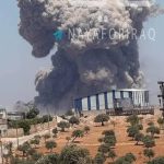 ببینید | تصاویر تازه از لحظه هدف قرار گرفتن بندر الحدیده یمن توسط نیروهای اسرائیل