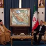 ببینید | دیدار و رایزنی عمار حکیم با دبیر شورای عالی امنیت ملی ایران