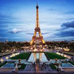 ببینید | اقدام جالب روی برج ایفل؛ نماش پرچم‌ فلسطین و اسرائیل در قلب پاریس