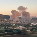 ببینید | ‌تصاویر جدید از حمله هوایی اسرائیل به جنوب لبنان